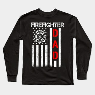 Firefighter Dad Long Sleeve T-Shirt